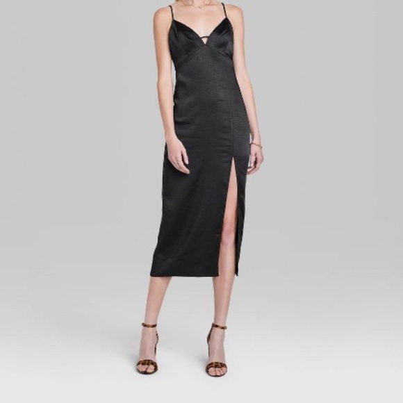 wild fable Dresses & Skirts - Wild fable satin slip dress size Large